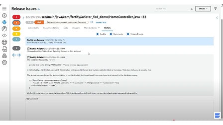 SAST release issues image