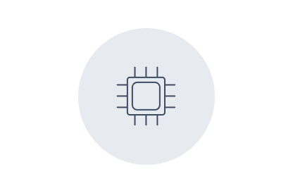 High tech industry icon