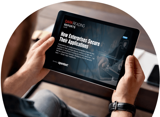 Person reading 2024 state of code security report on tablet
