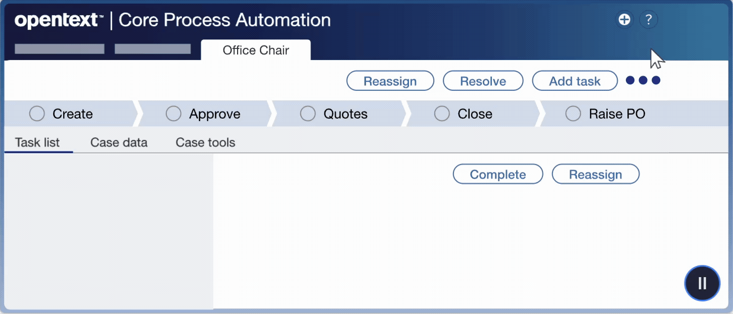 OpenText Core Content Management automation animation