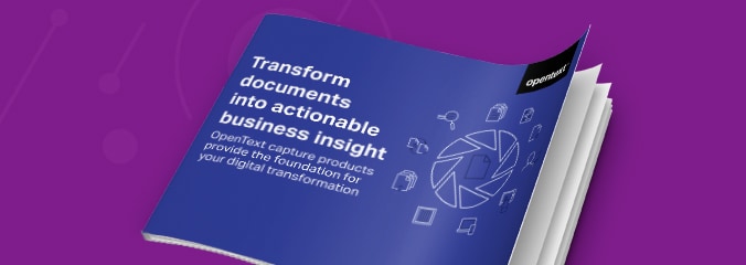 Partez à la conquête du traitement de document grâce à la capture intelligente